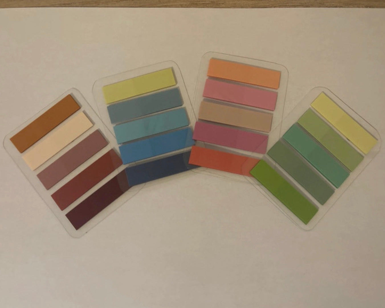 Palettes d'annotations de la saga seasons (M.Moncombles) 🤎💙🩷💚